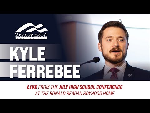 Kyle Ferrebee at the High School Conference at the Boyhood Home