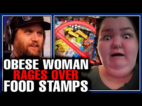 Obese Woman RAGES About Walmart Cutting Off SNAP & Food Stamps