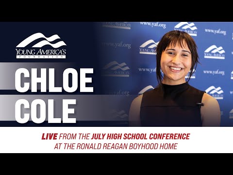 Chloe Cole at the High School Conference at the Boyhood Home