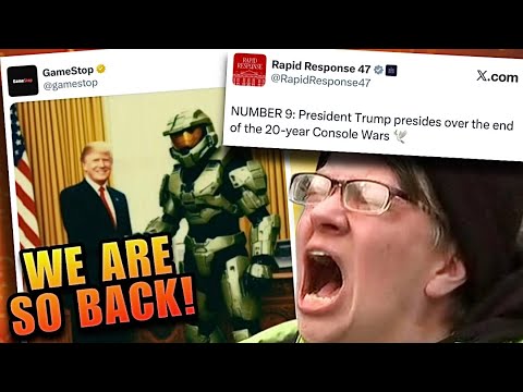 Gamestop BREAKS The Internet w/ Trump Memes – Games Journos MELTDOWN