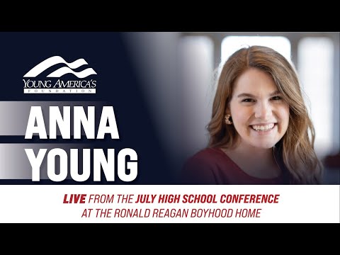 Anna Young at the High School Conference at the Boyhood Home