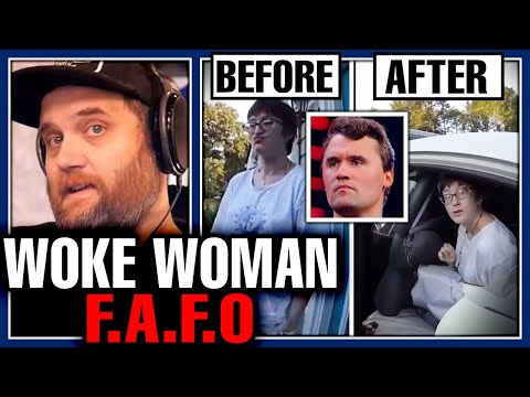 Woke Liberal ARRESTED & Roasted By Arrested Officer After Desecrating Charlie Kirk Memorial!