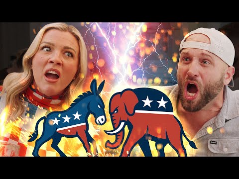 Liberals vs. Conservatives Family Dinner Battle