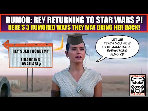 REY Rumored to RETURN in Star Wars: Starfighter | Here’s THREE Possible Ways They May Bring her Back