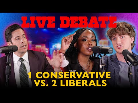 2 Liberals vs. 1 Conservative: BAR FIGHT | Michael Knowles, Luke Beasley, & Zina