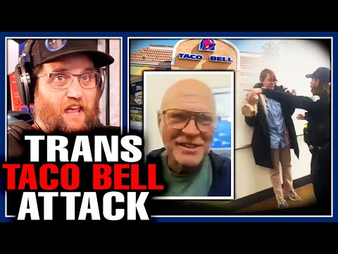 Trans ATTACKS Elderly Man With Taco Bell After Massive TPUSA College Victory