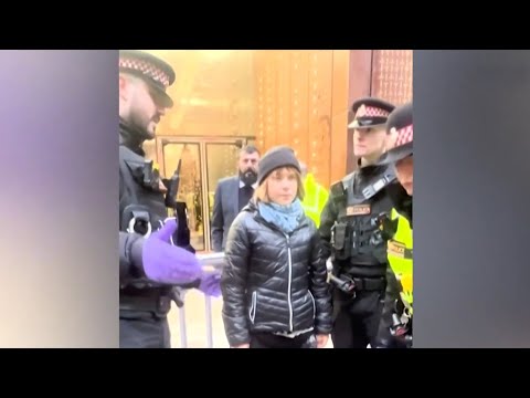 Greta Thunberg arrested in London