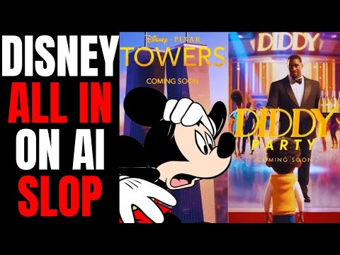 Disney Goes ALL IN On AI Slop While Starting Full CRACKDOWN On Other Companies