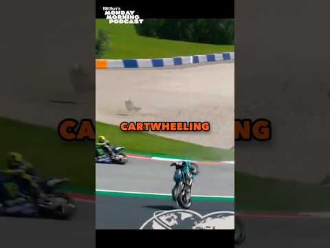 The CRAZIEST MotoGP Crash EVER! | #billburr #motogp