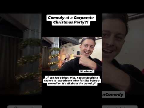 You see us at comedy clubs. But good comedians do 3-5 corp shows per month! ✈️🧑‍🎄🎤 (KvonComedy)