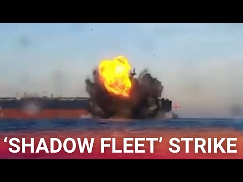 Ukraine devastates two Russian ‘shadow fleet’ ships with naval drones