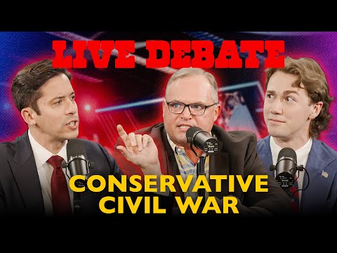 Right Wing Civil War: “Israel & Economy Crisis” HEATED Debate With Michael Knowles | Bar Fight
