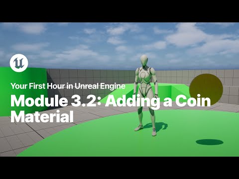 Adding a Coin Material in Unreal Engine