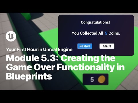 Creating the Game Over Functionality in Blueprints
