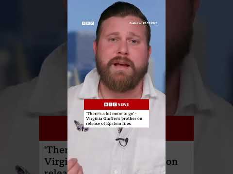 Brother of Virginia Giuffre on release of Epstein files. #EpsteinFiles #BBCNews