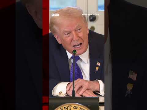 Donald Trump says US needs to ‘own’ Greenland to block Russia and China from taking it. #BBCNews