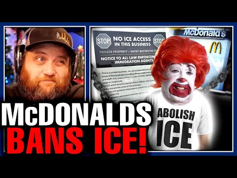 MCDONALDS BANS ICE! THE BACKFIRE HAS BEEN IMMEDIATE & LEFTIST EMPLOYEES DOX ICE AGENTS AT HOTEL!