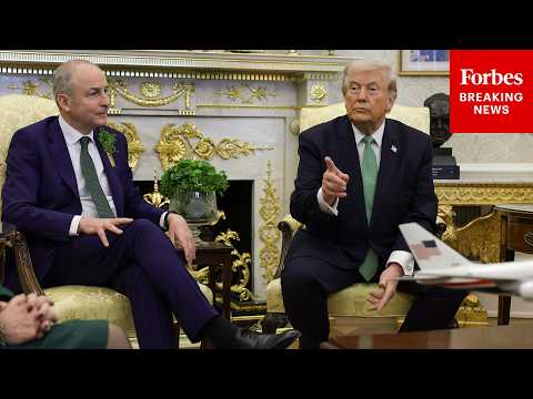 ICYMI: Trump Hosts Ireland Taoiseach Micheál Martin In The Oval Office & Takes Reporters’ Questions