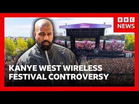 Kanye offers to meet Jewish community in UK after Wireless Festival controversy | BBC News