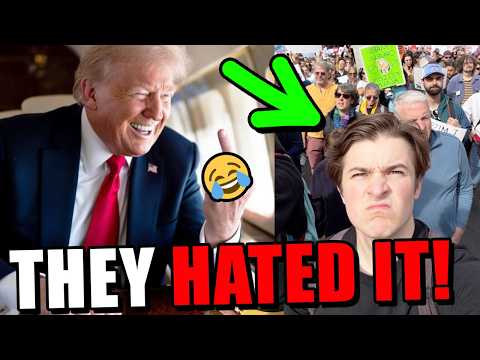 Safe to say he ruined their little protest 😂