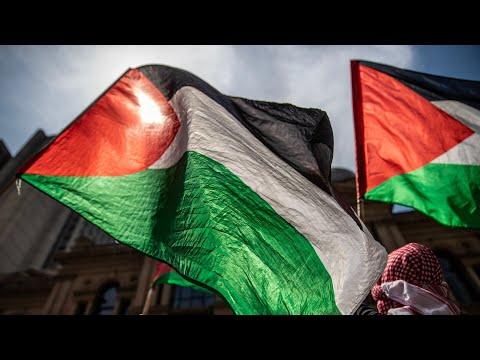 ‘Heroes of the Democratic Party’: Protesters clash with police outside NYC synagogue