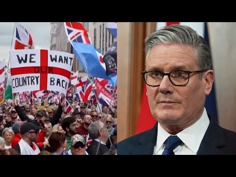 Keir Starmer’s message spectacularly backfires as massive crowds take to the streets of London