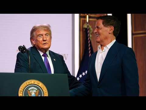 ‘Love-hate relationship’: Mark Cuban meets with Trump to promote cheaper prescription drugs