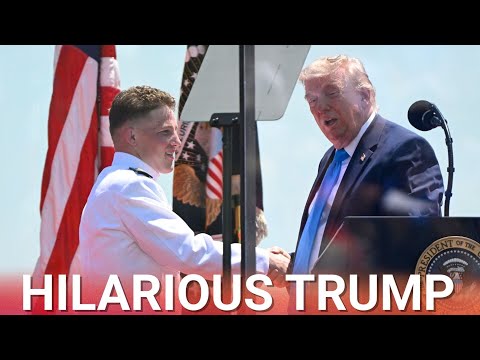 Donald Trump hilariously jokes ‘this is not UFC’ while bringing cadet onto stage
