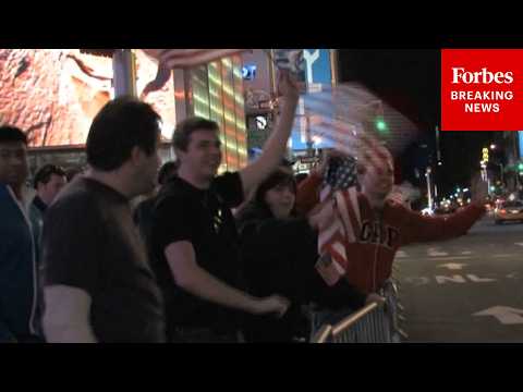FLASHBACK: People In New York City Celebrate The Death Of Osama Bin Laden In Times Square