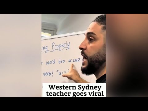 Teacher goes viral for teaching students ‘proper language’ over slang