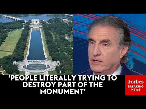 ‘It Didn’t Peel Off!’: Doug Burgum Gets Testy After Getting Grilled On Reflecting Pool Liner Damage