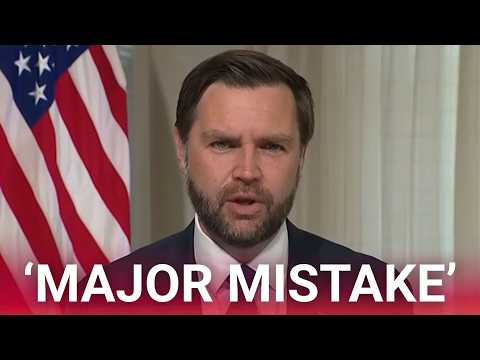 JD Vance sounds alarm after Supreme Court’s ‘major mistake’ on birthright citizenship