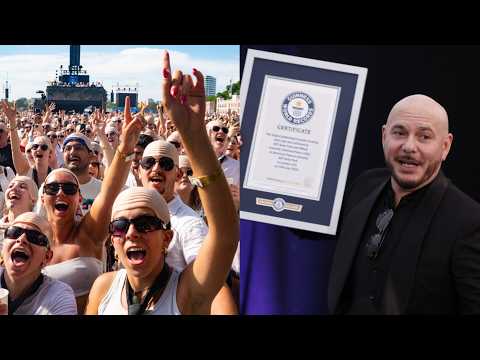 ‘It’s a blessing and an honour to see the baldies’: Pitbull sets bald cap Guinness World Record