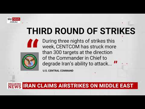 Iran claims responsibility for wave of strikes across Middle East
