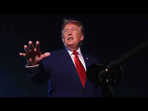 Trump takes reporters’ questions as he steps off Air Force One