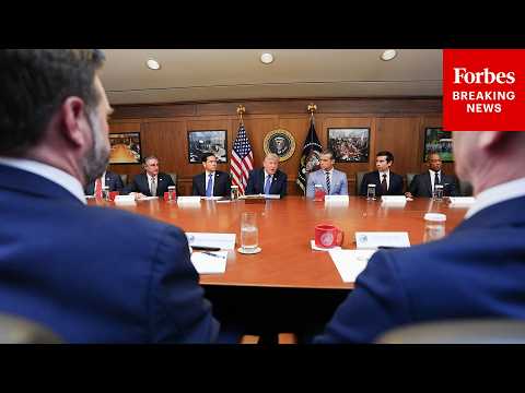 Trump Welcomes Press To Camp David Room He Says They’ve Never Been Allowed In Before, Touts Record