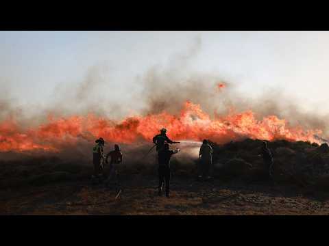Three firefighters die as Greece battles out of control blazes