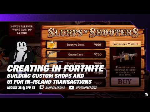 Building Custom Shops and UI for In-Island Transactions | Creating in Fortnite