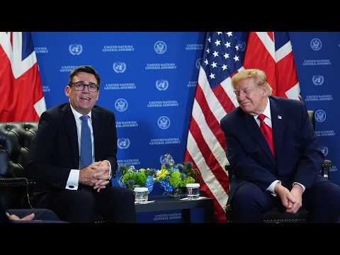 ‘He was sort of hunched over that chair’: Burnham’s ‘awkward’ meeting with Trump