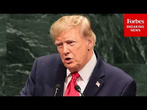 Trump Tell The UN General Assembly That The US Is ‘Leading In Virtually Everything’