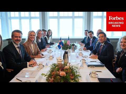 Secretary Of State Marco Rubio Meets With Iceland’s Leaders In Reykjavik, Iceland