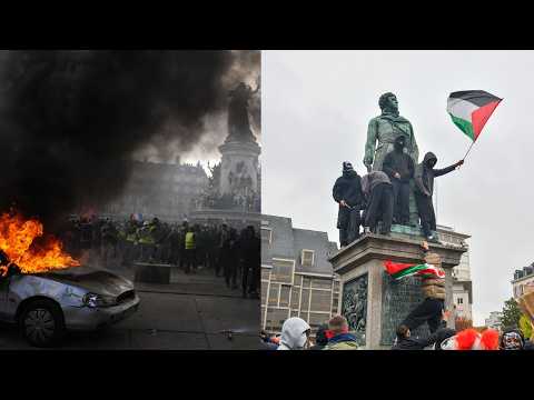 ‘Really telling’: Foreign flags fly as rioters unleash chaos and watch France burn